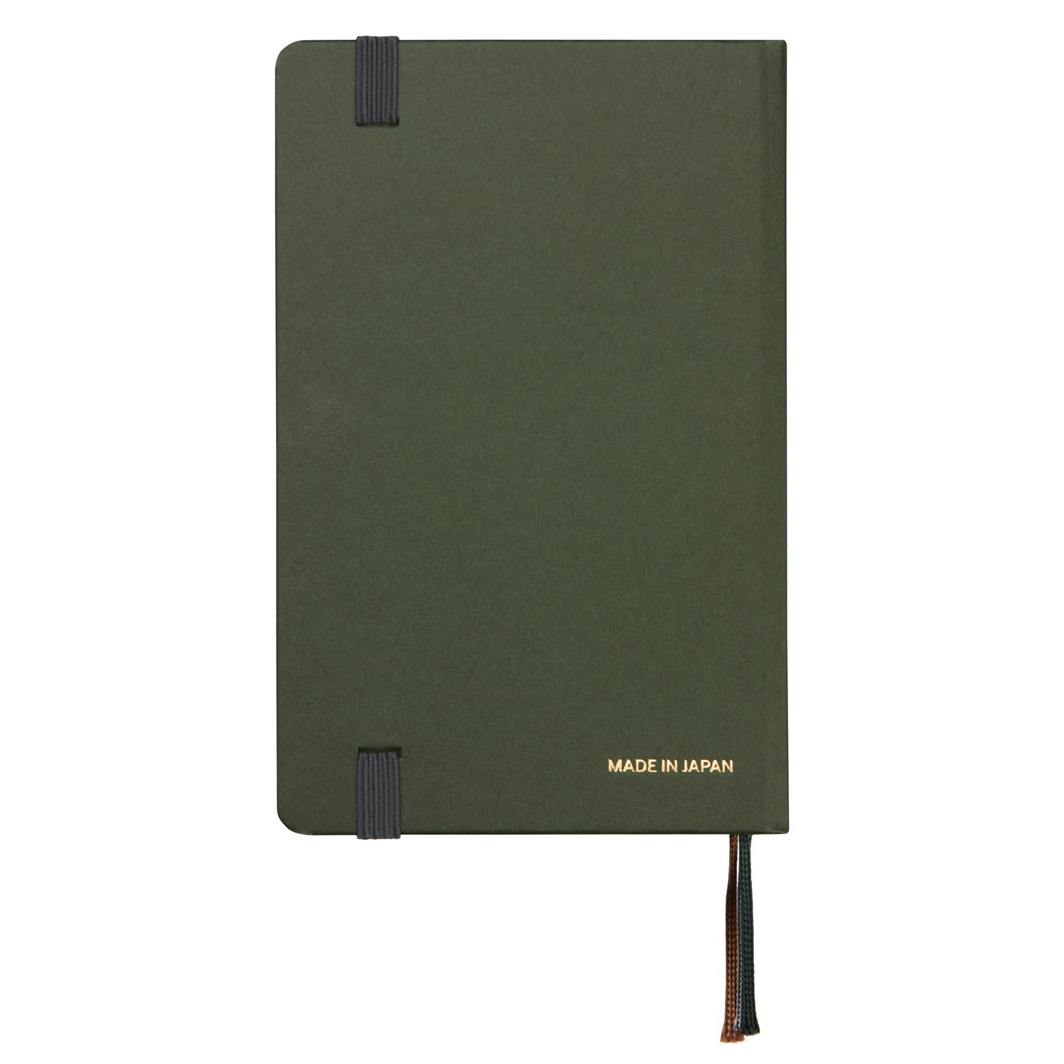 Maruman Mnemosyne Lined Journal- A6, 5.71" x 3.74", 80 Sheets / 160 Pages, 6.5mm Narrow Ruled Notebook, Book-bound With Premium Deep Green Hardcover, Includes Bookmark & Elastic Closure, Made in Japan - Image 3