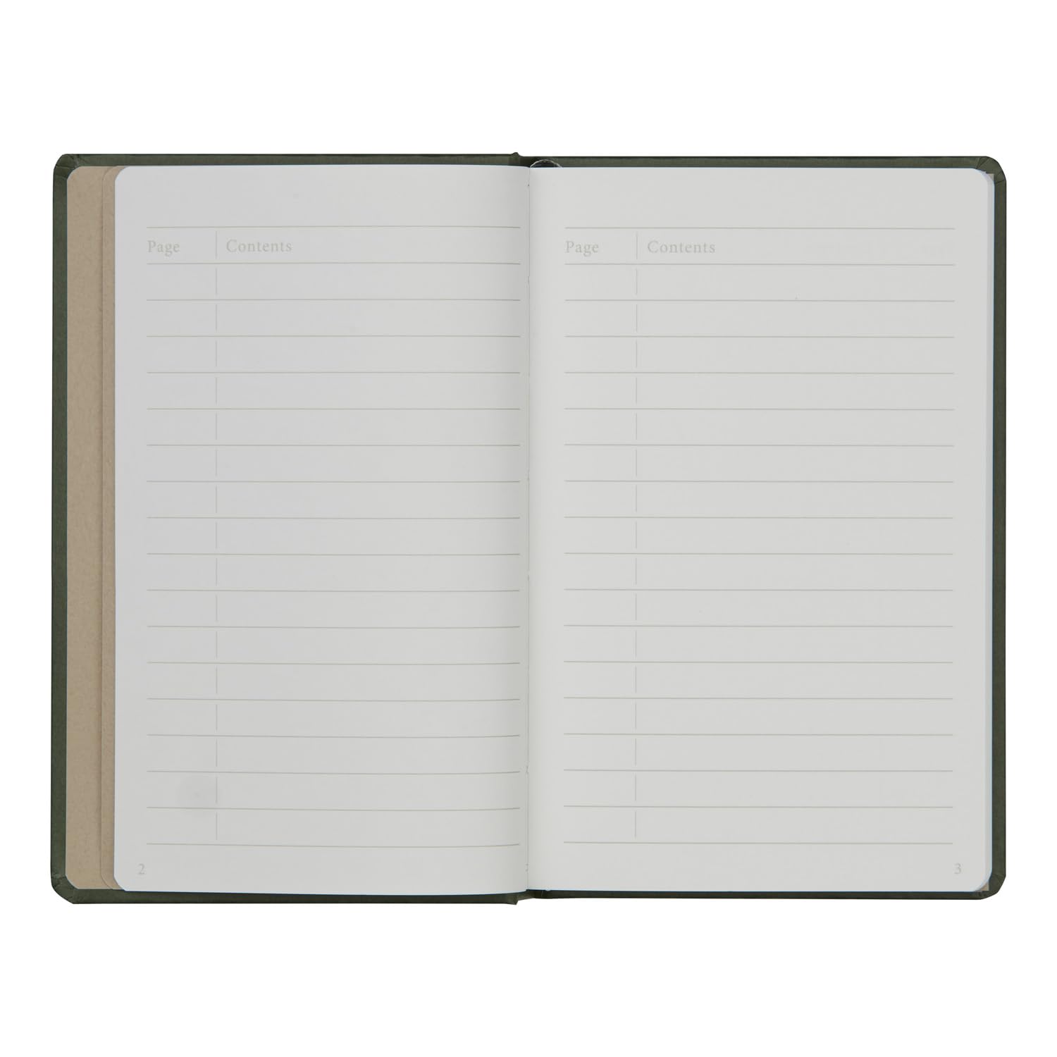 Maruman Mnemosyne Lined Journal- A6, 5.71" x 3.74", 80 Sheets / 160 Pages, 6.5mm Narrow Ruled Notebook, Book-bound With Premium Deep Green Hardcover, Includes Bookmark & Elastic Closure, Made in Japan - Image 6