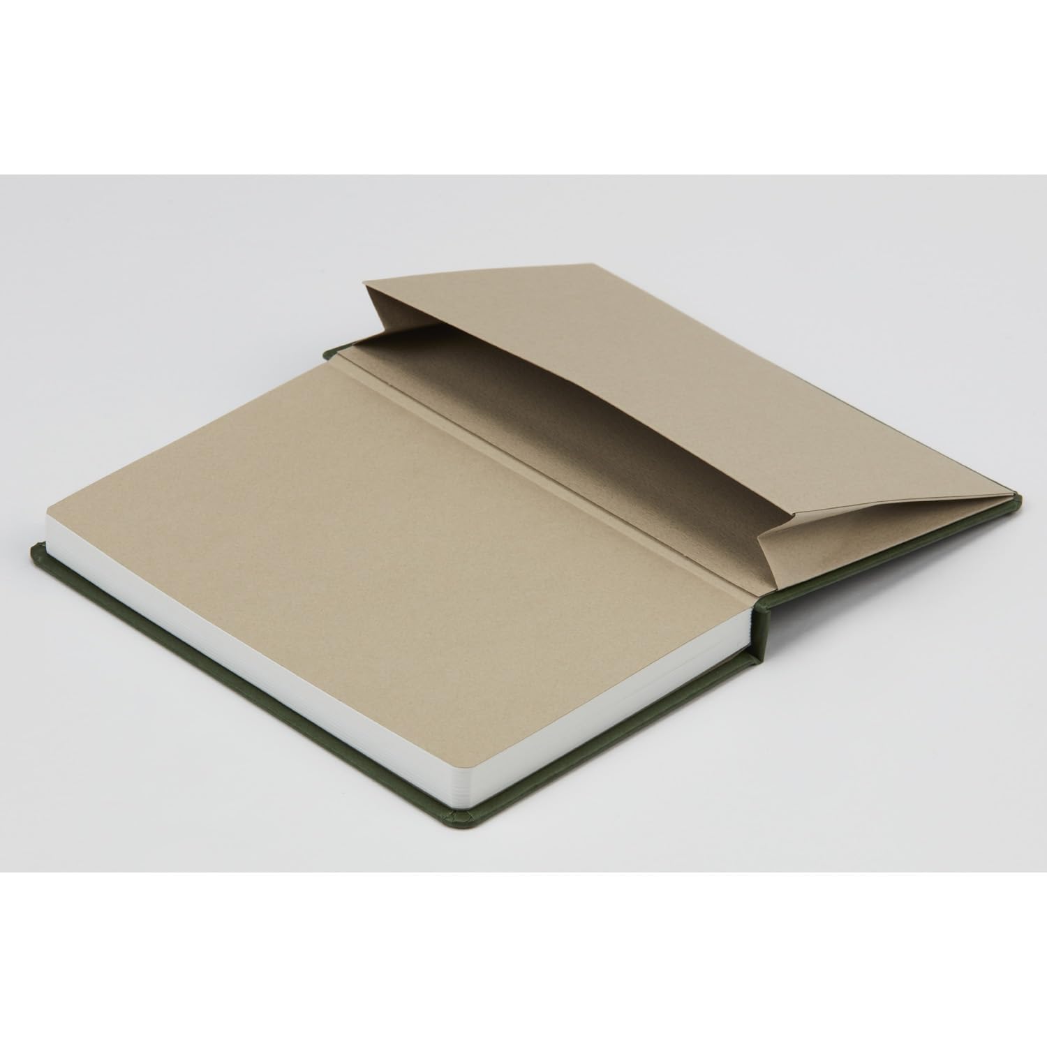 Maruman Mnemosyne Lined Journal- A6, 5.71" x 3.74", 80 Sheets / 160 Pages, 6.5mm Narrow Ruled Notebook, Book-bound With Premium Deep Green Hardcover, Includes Bookmark & Elastic Closure, Made in Japan - Image 9