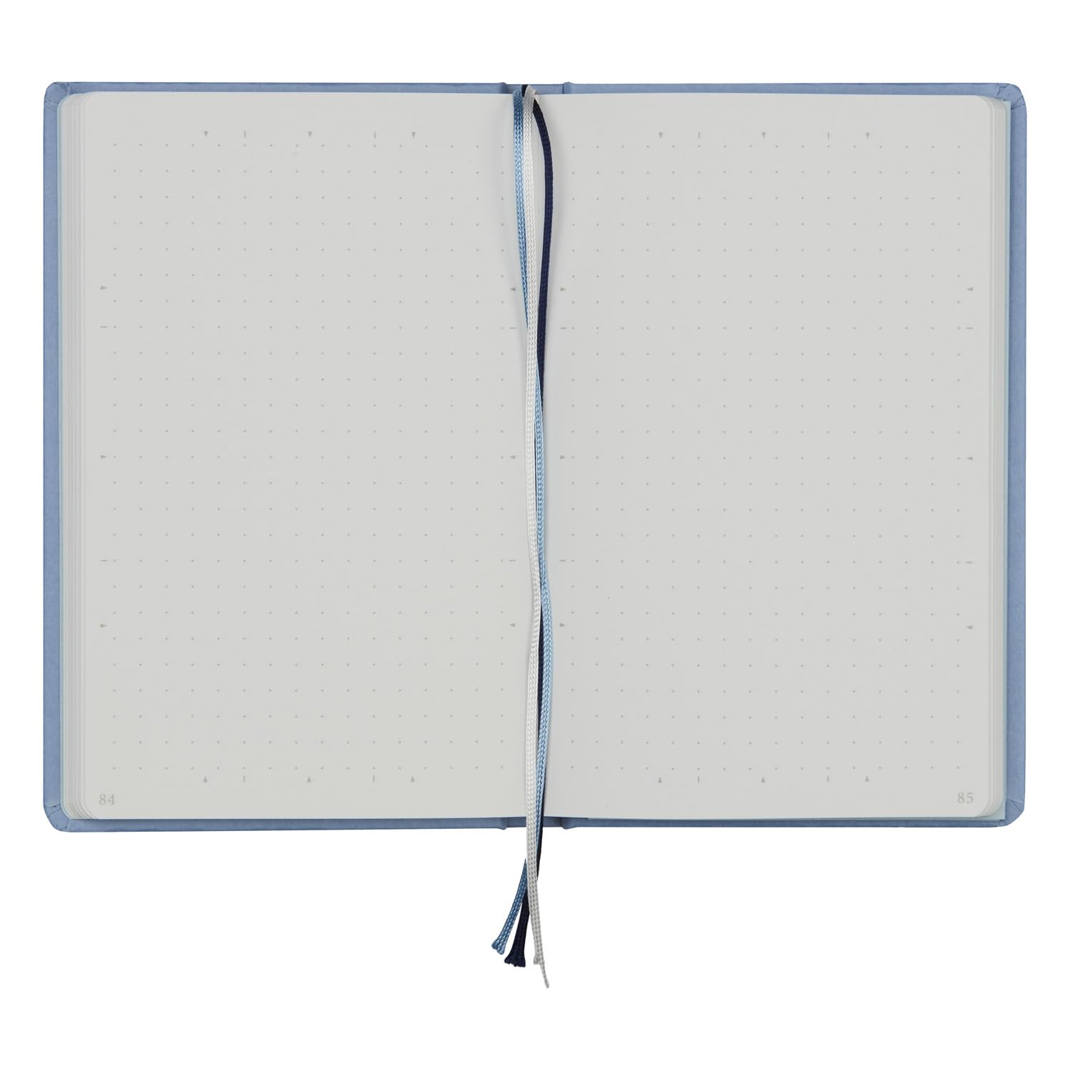 Maruman Mnemosyne Dot Grid Journal- A6, 5.71" x 3.74", 80 Sheets / 160 Pages, 5mm Doted Notebook, Book-bound With Premium Light Blue Hardcover, Includes Bookmark & Elastic Closure, Made in Japan - Image 8