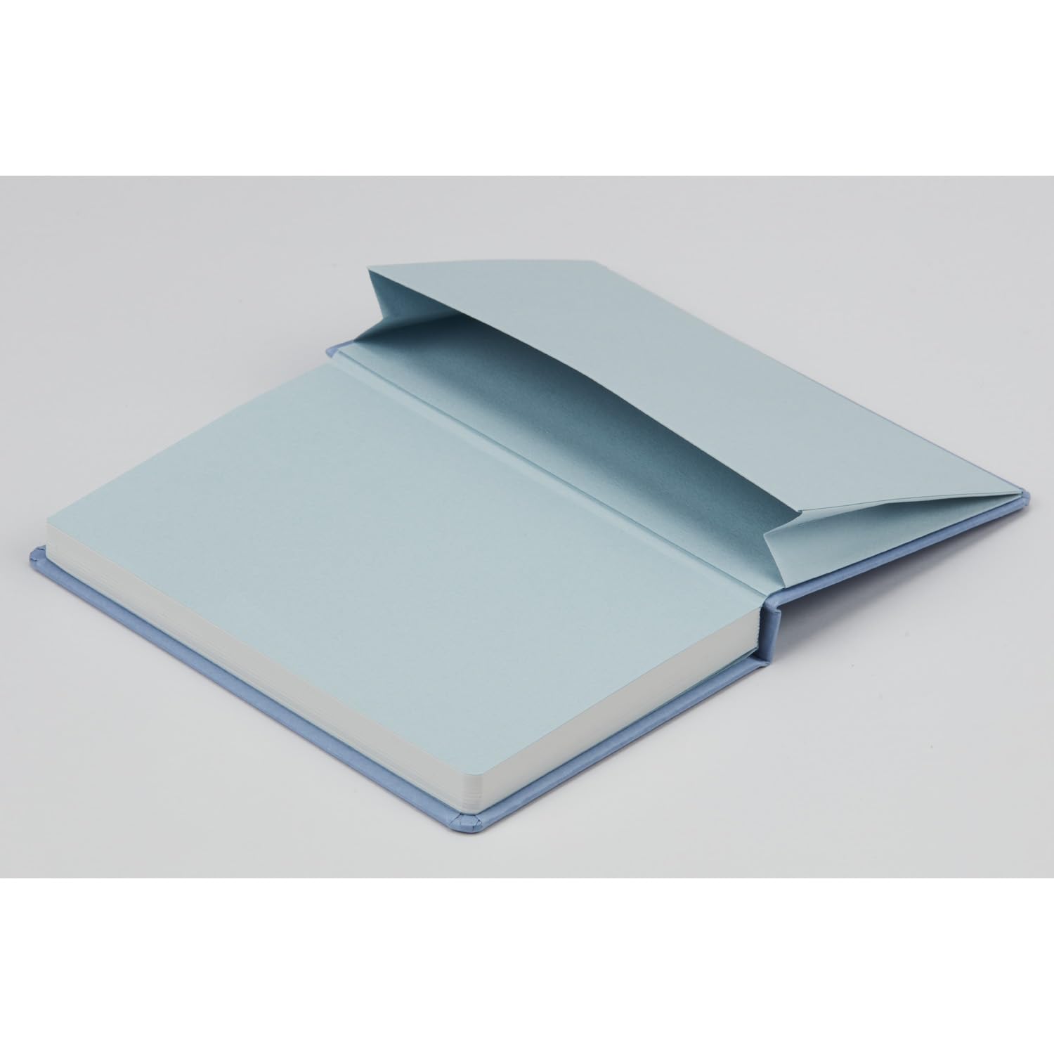 Maruman Mnemosyne Lined Journal- A6, 5.71" x 3.74", 80 Sheets / 160 Pages, 6.5mm Narrow Ruled Notebook, Book-bound With Premium Light Blue Hardcover, Includes Bookmark & Elastic Closure, Made in Japan - Image 9