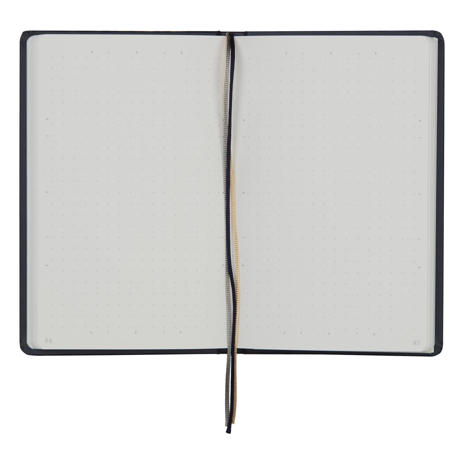 Maruman Mnemosyne Dot Grid Journal- A6, 5.71" x 3.74", 80 Sheets / 160 Pages, 5mm Doted Notebook, Book-bound With Premium Navy Hardcover, Includes Bookmark & Elastic Closure, Made in Japan - Image 8