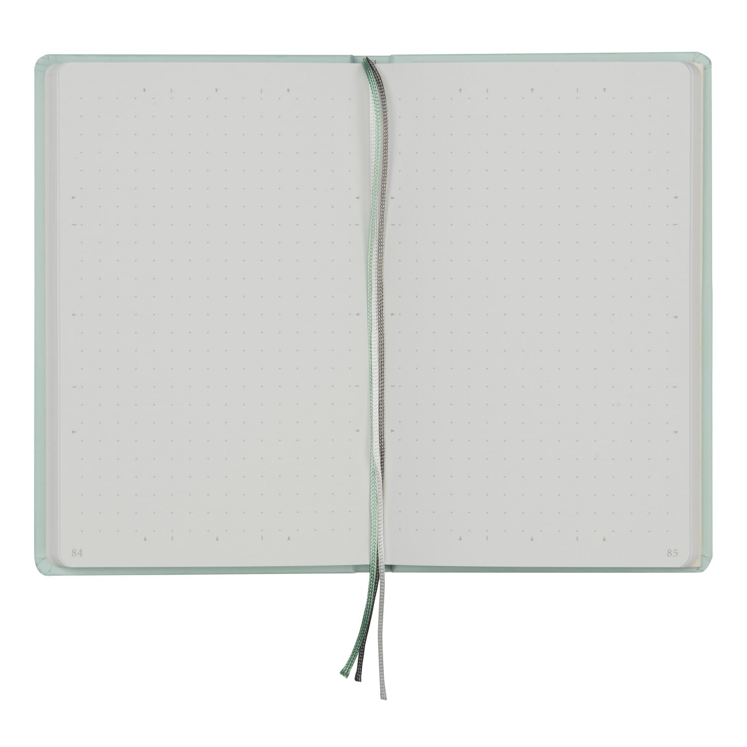 Maruman Mnemosyne Dot Grid Journal- A6, 5.71" x 3.74", 80 Sheets / 160 Pages, 5mm Doted Notebook, Book-bound With Premium Mint Green Hardcover, Includes Bookmark & Elastic Closure, Made in Japan - Image 8
