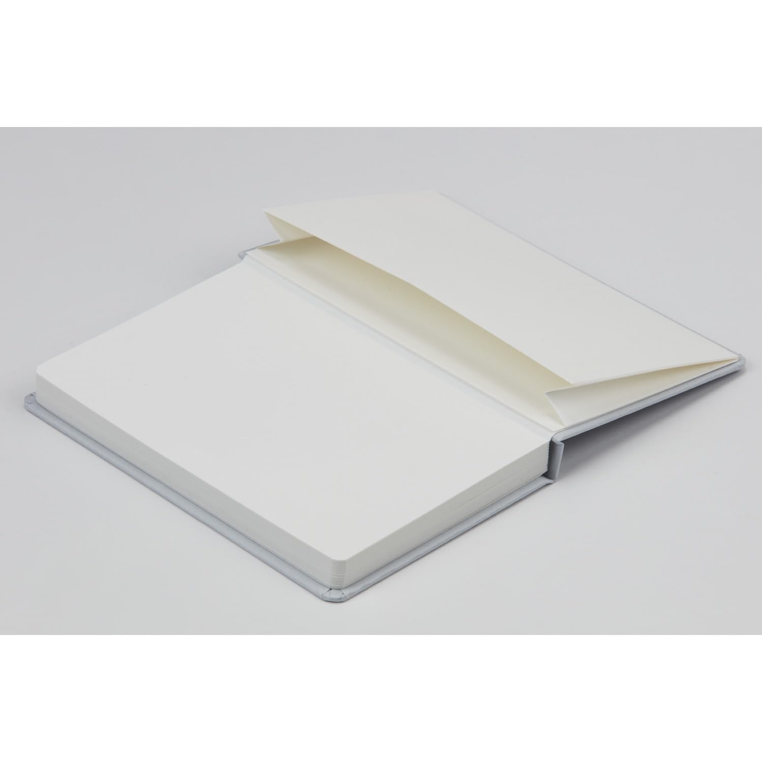 Maruman Mnemosyne Dot Grid Journal- A6, 5.71" x 3.74", 80 Sheets / 160 Pages, 5mm Doted Notebook, Book-bound With Premium Light Gray Hardcover, Includes Bookmark & Elastic Closure, Made in Japan - Image 9