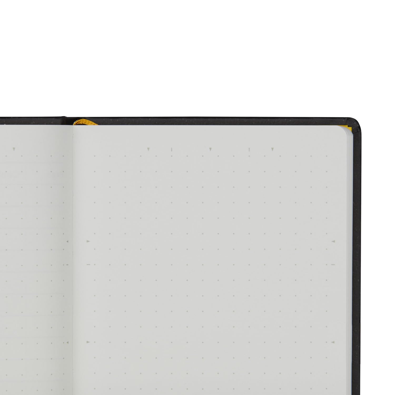 Maruman Mnemosyne Dot Grid Journal- A6, 5.71" x 3.74", 80 Sheets / 160 Pages, 5mm Doted Notebook, Book-bound With Premium Black Hardcover, Includes Bookmark & Elastic Closure, Made in Japan - Image 7