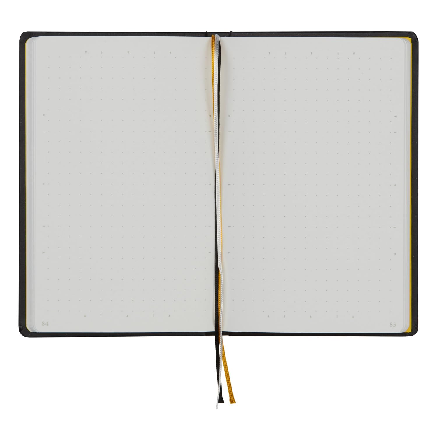 Maruman Mnemosyne Dot Grid Journal- A6, 5.71" x 3.74", 80 Sheets / 160 Pages, 5mm Doted Notebook, Book-bound With Premium Black Hardcover, Includes Bookmark & Elastic Closure, Made in Japan - Image 8