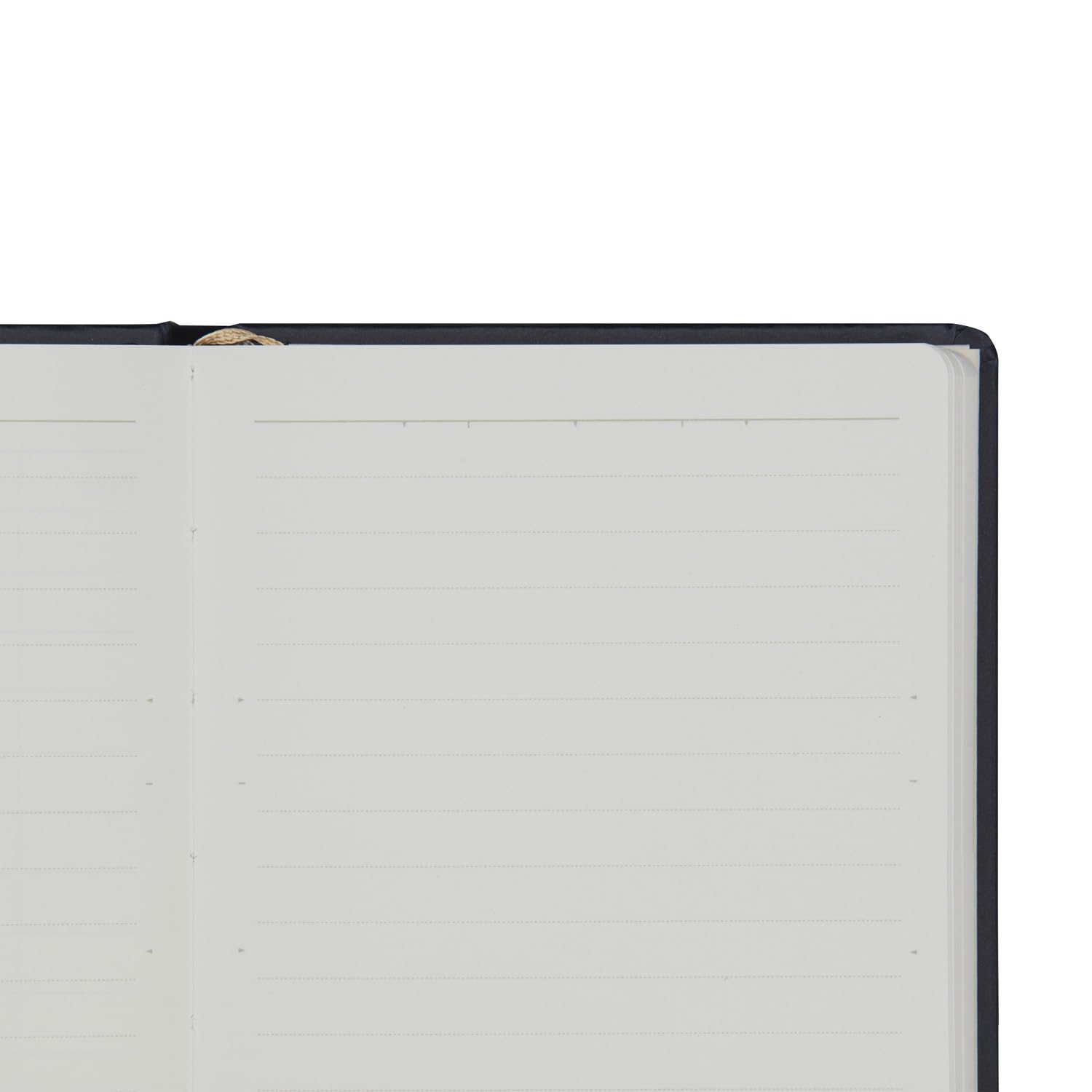 Maruman Mnemosyne Lined Journal- A6, 5.71" x 3.74", 80 Sheets / 160 Pages, 6.5mm Narrow Ruled Notebook, Book-bound With Premium Navy Hardcover, Includes Bookmark & Elastic Closure, Made in Japan - Image 7