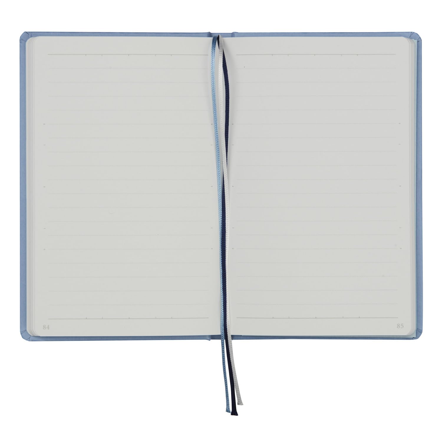 Maruman Mnemosyne Lined Journal- A6, 5.71" x 3.74", 80 Sheets / 160 Pages, 6.5mm Narrow Ruled Notebook, Book-bound With Premium Light Blue Hardcover, Includes Bookmark & Elastic Closure, Made in Japan - Image 8