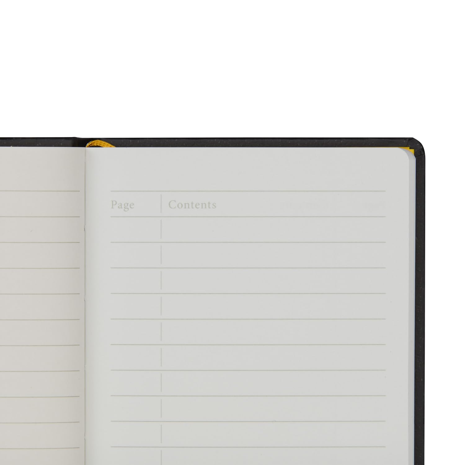 Maruman Mnemosyne Lined Journal- A6, 5.71" x 3.74", 80 Sheets / 160 Pages, 6.5mm Narrow Ruled Notebook, Book-bound With Premium Black Hardcover, Includes Bookmark & Elastic Closure, Made in Japan - Image 7