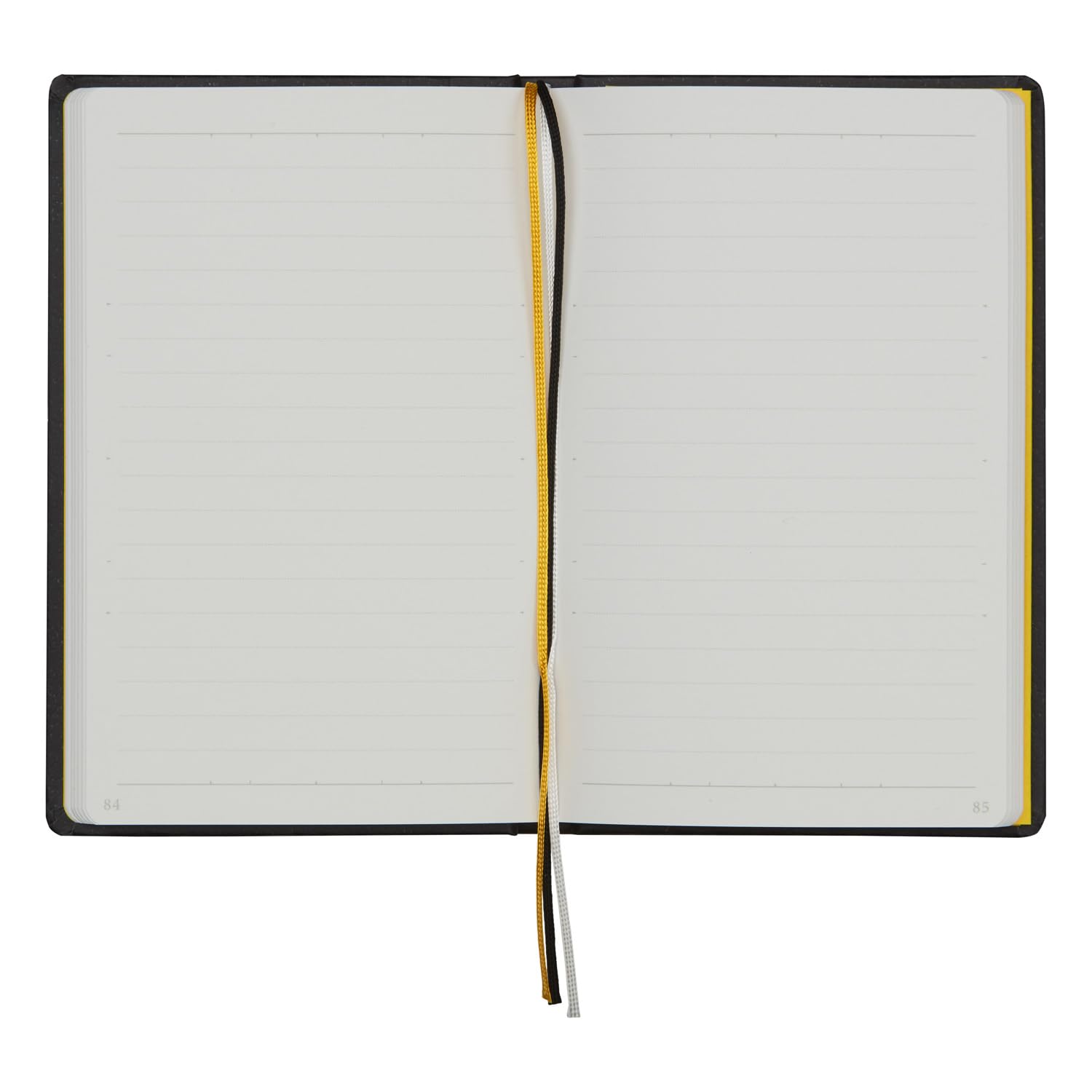 Maruman Mnemosyne Lined Journal- A6, 5.71" x 3.74", 80 Sheets / 160 Pages, 6.5mm Narrow Ruled Notebook, Book-bound With Premium Black Hardcover, Includes Bookmark & Elastic Closure, Made in Japan - Image 8