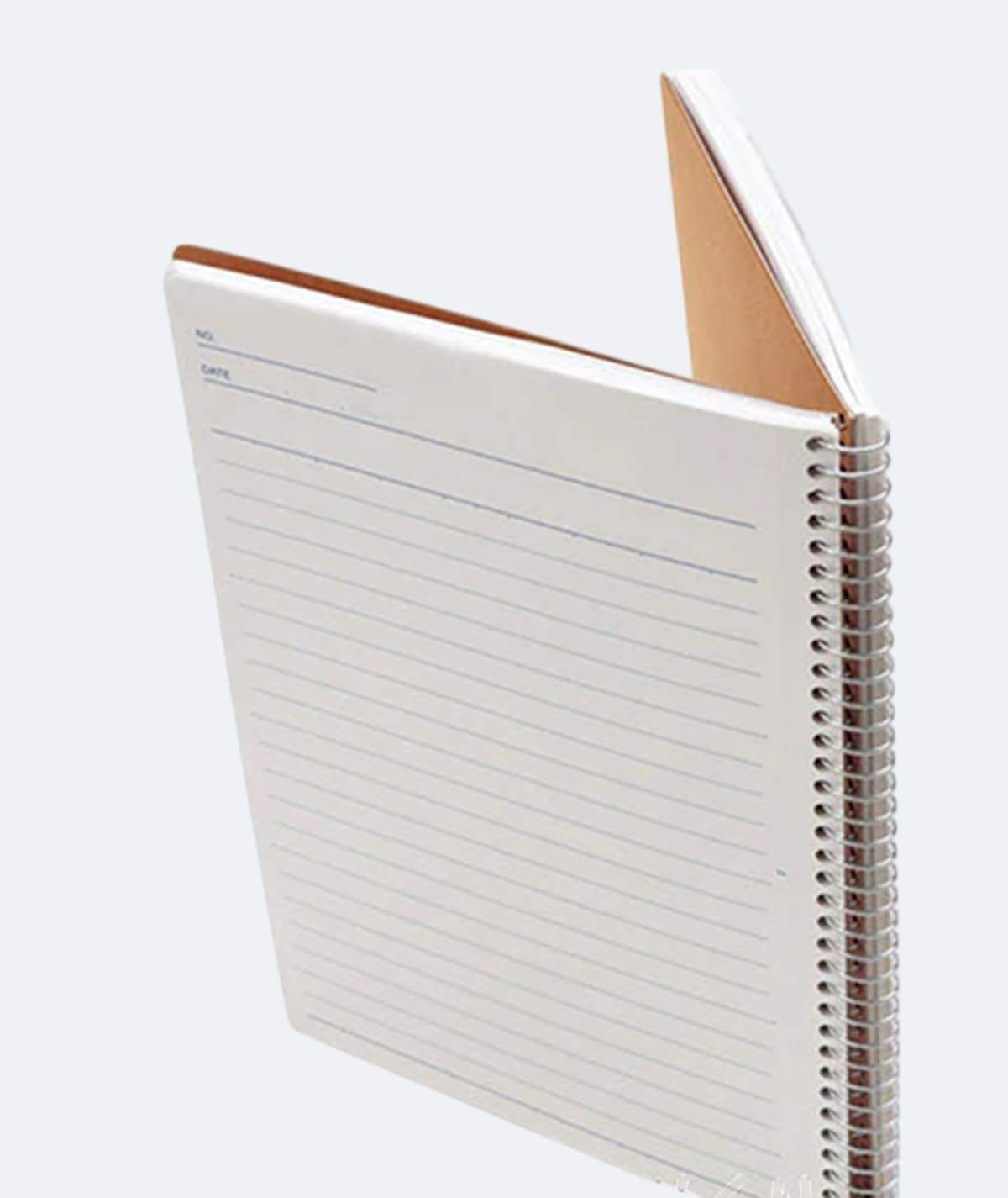 Maruman Spiral Note Basic Grid Notebook- A4, 11.69" x 8.98", 80 Sheets / 160 Pages, 5mm Graph Paper Journal, Perforated Pages & Wire-Bound to Lay Flat, Sturdy Kraft Cover, Made in Japan - Image 4