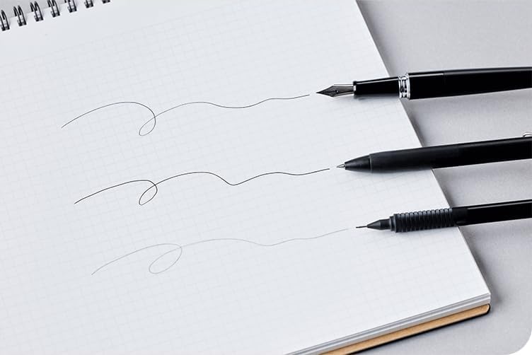 Maruman Spiral Note Basic Grid Notebook- A4, 11.69" x 8.98", 80 Sheets / 160 Pages, 5mm Graph Paper Journal, Perforated Pages & Wire-Bound to Lay Flat, Sturdy Kraft Cover, Made in Japan - Image 7