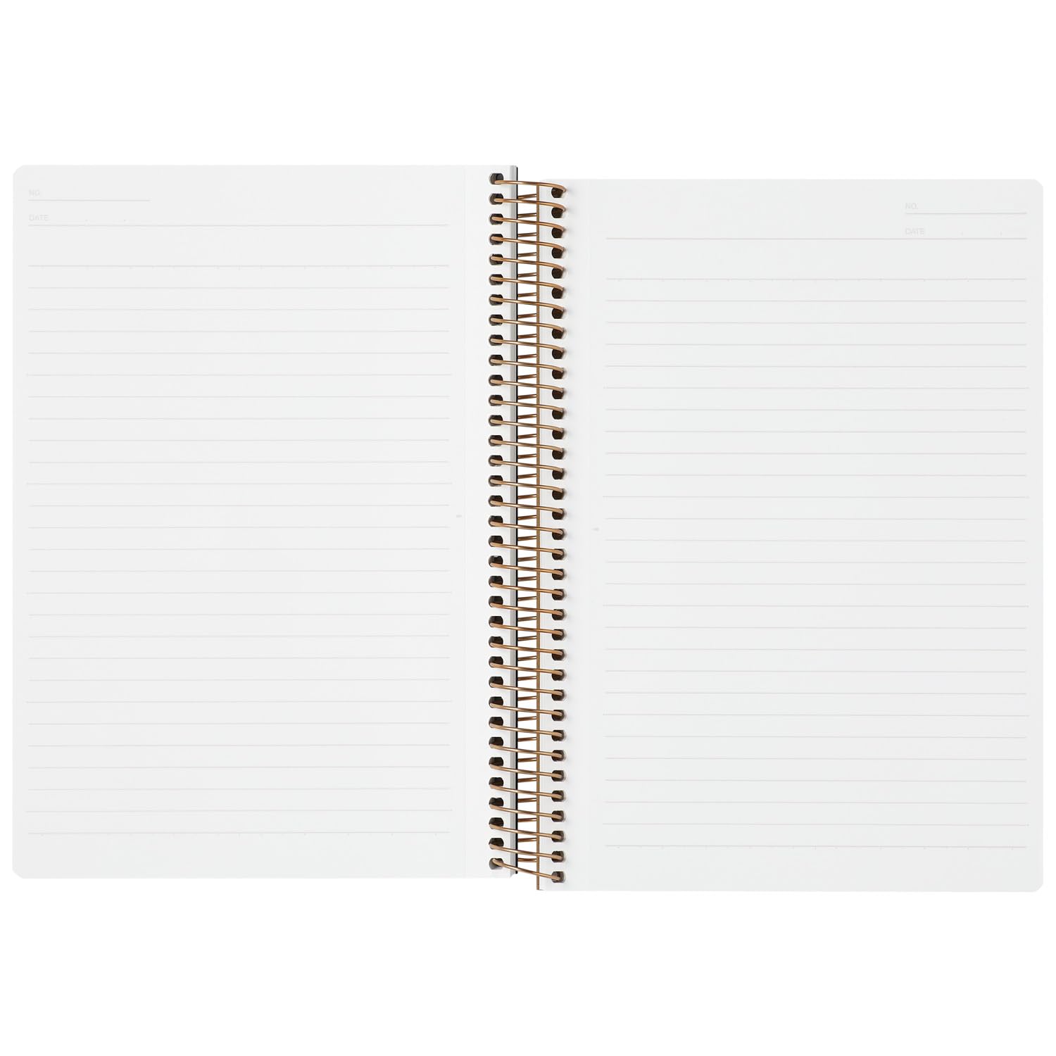 Maruman Spiral Note Basic Lined Notebook- A5, 8.31" x 6.26", 150 Sheets / 300 Pages, 6.5mm Narrow Ruled Journal, Perforated Pages & Wire-Bound to Lay Flat, Sturdy Black Kraft Cover, Made in Japan - Image 3