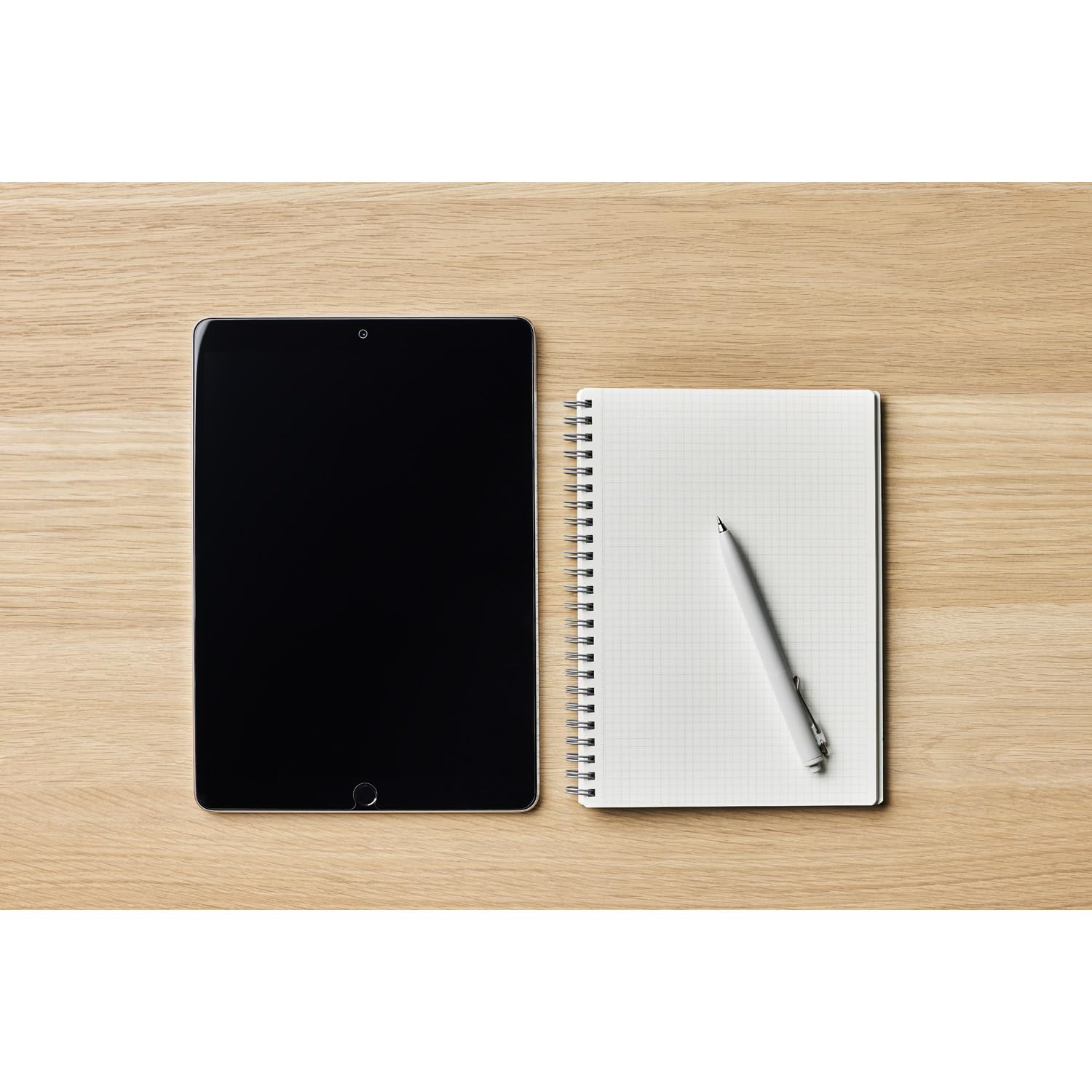 Maruman Utoka Grid Notebook- A5, 5.83" x 8.27", 90 Sheets / 180 Pages, 4mm Graph Paper Journal, Durable Twin Wire-bound Spiral, Flexible Cover, Light Blue, Made in Japan - Image 9