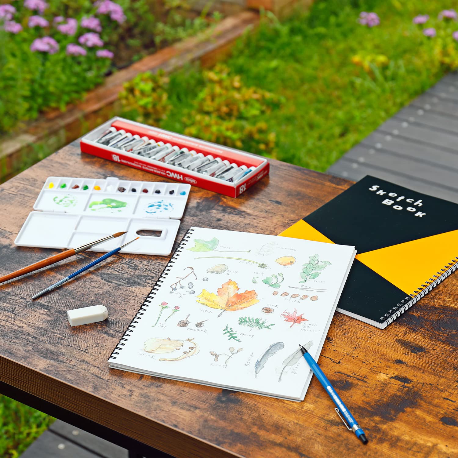 Maruman Sketchbook Coloring Books Pattern Series A3 5 Reams s115x5 Set - Image 8